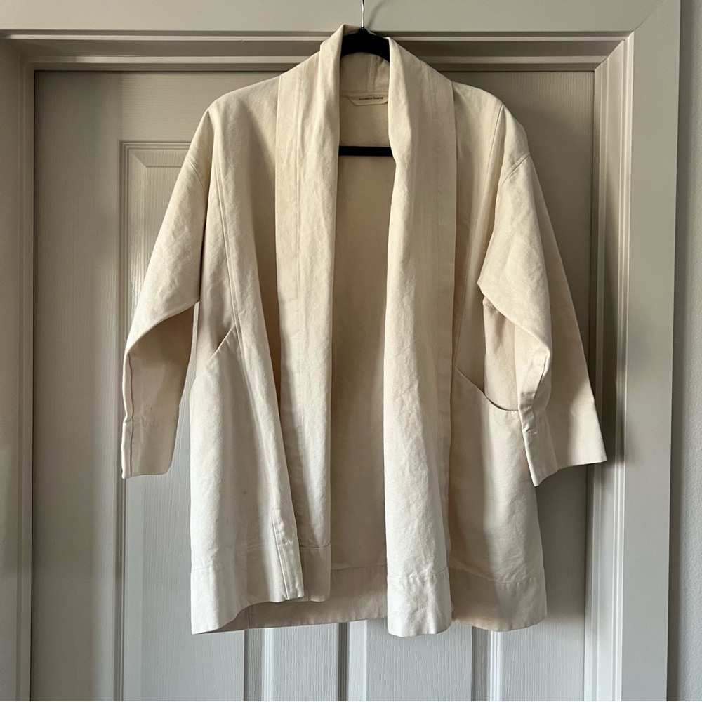 Elizabeth Suzann Clyde Canvas Jacket in Natural